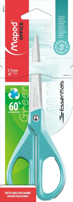 Ножницы канцелярские Maped Essentials Green / 468011 (бирюзовый)