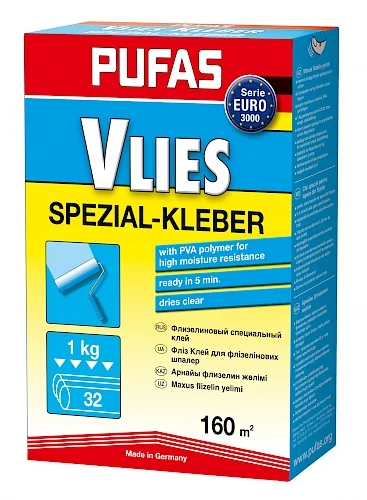 Клей для обоев Pufas Euro 3000 Флизелиновый (1кг)
