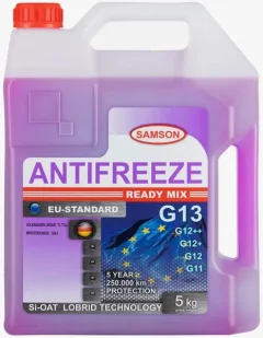 Антифриз SAMSON EU-Standard G13 (5кг, фиолетовый) — фото 5