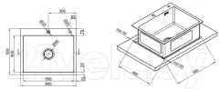 Мойка кухонная STELLAR Evier E6050S — фото 10