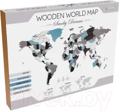 Декор настенный EWA Карта Мира Смоуки Дримс (M) — фото 8