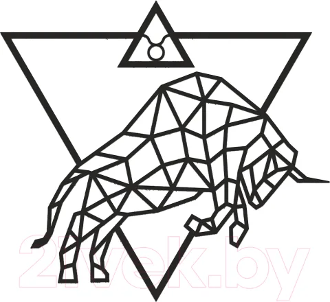 Декор настенный EWA Знак зодиака Телец