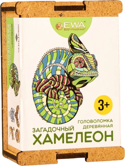 Пазл EWA Мини. Загадочный хамелеон