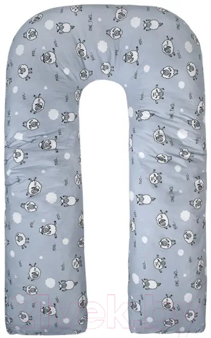 Наволочка на подушку для беременных Amarobaby Exclusive Soft Collection Барашек / AMARO-50U-SCB
