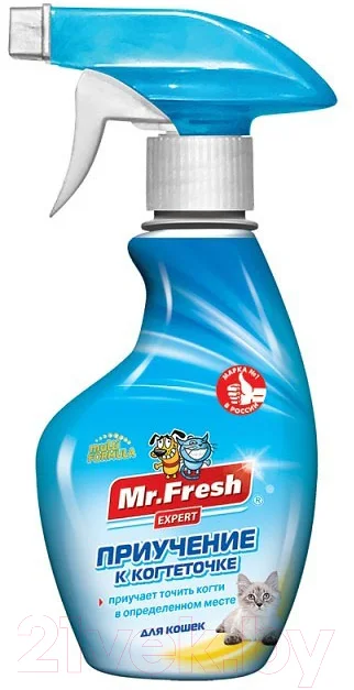 Средство для корректировки поведения животных Mr.Fresh Expert Приучение к когтеточке кошек / F413 (200мл)