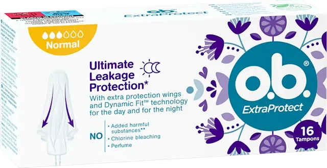 Тампоны гигиенические O.b. ExtraProtect Normal (16шт)