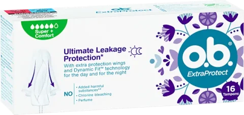 Тампоны гигиенические O.b. ExtraProtect Super Plus Comfort (16шт)