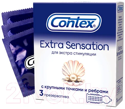 Презервативы Contex Extra Sensation №3