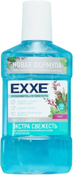 Ополаскиватель для полости рта Exxe Экстра свежесть (250мл) — фото 1
