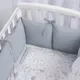 Комплект постельный для малышей Perina Fancy Слоники / F3-01.10 (3 предмета, голубой) — фото 9