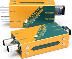 Комплект удлинителя приемопередатчика видеосигнала Avmatrix FE1121-12G SDI 10км / 29999 — фото 1