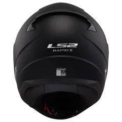 Мотошлем LS2 FF353 Rapid II Solid (3XL, черный матовый) — фото 9