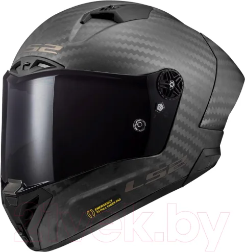 Мотошлем LS2 FF805 Thunder C GP Pro Fim (XL, черный матовый)