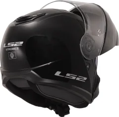 Мотошлем LS2 FF908 Strobe 2 Solid (M, черный глянцевый) — фото 10