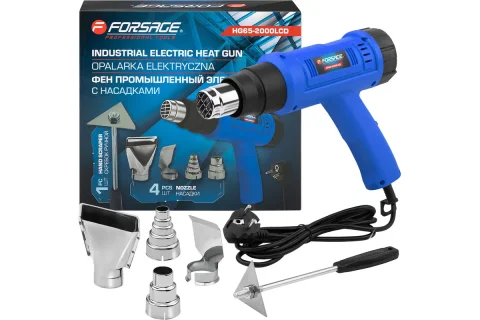 Строительный фен Forsage F-HG65-2000LCD (65566)