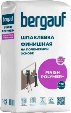 Шпатлевка Bergauf Finish Polymer + (25кг) — фото 3