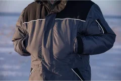 Костюм для охоты и рыбалки UniversaL Fisher -35 (р.50-52/180-190, серый/черный) — фото 6