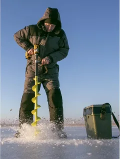 Костюм для охоты и рыбалки UniversaL Fisher -50 (р.58-60/170-180, серый/черный) — фото 3