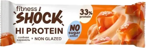 Набор протеиновых батончиков FitnesShock Карамель (12x60г)