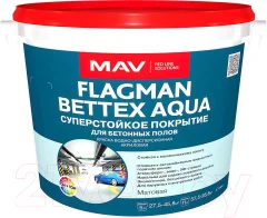 Краска MAV Flagman Bettex Aqua (3л, белый матовый) — фото 1
