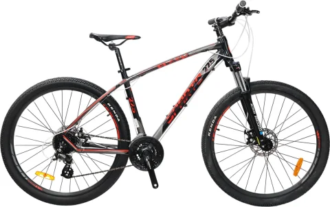 Велосипед Sparto Flash 27.5 (18, глянцевый черный/красный, разобранный, в коробке)