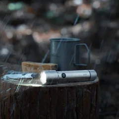 Фонарь HOTO Flashlight Tactics HOE0010GL (серый) — фото 2