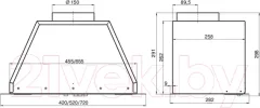 Вытяжка скрытая Elikor Врезной блок Flat 42П-430-К3Д / 144876 (хром) — фото 6