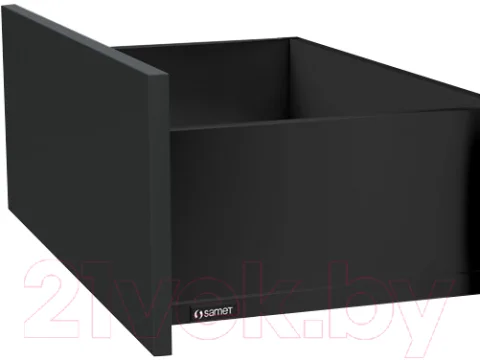 Модуль с ящиком Samet Flowbox Push Open Н144/198(18) (с доводчиком 500мм, антрацит)
