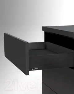 Модуль с ящиком Samet Flowbox Push Open Н58/111(18) (с доводчиком 450мм, антрацит) — фото 4