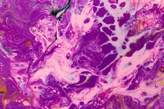 Акриловая краска KolerPark Fluid Art Жидкий акрил (800мл, фиолетовый) — фото 3