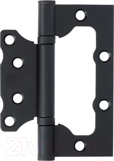 Петля дверная Vettore Flush 2.5x75x125 MBP (черный матовый)