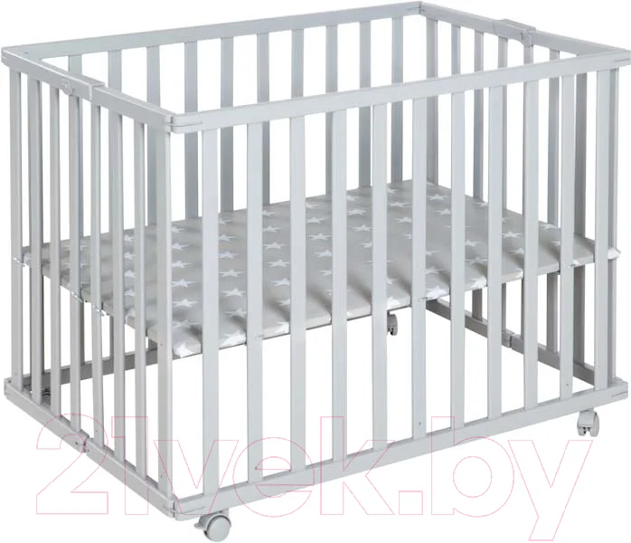 Игровой манеж Roba Foldable Playpen / 202703TP (серый)