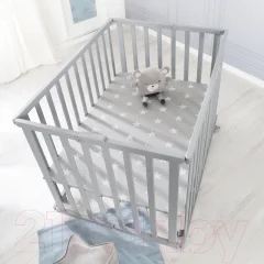 Игровой манеж Roba Foldable Playpen / 202703TP (серый) — фото 6