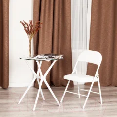 Стул складной Tetchair Folder 46.5x47.5x79 (белый/белый) — фото 10