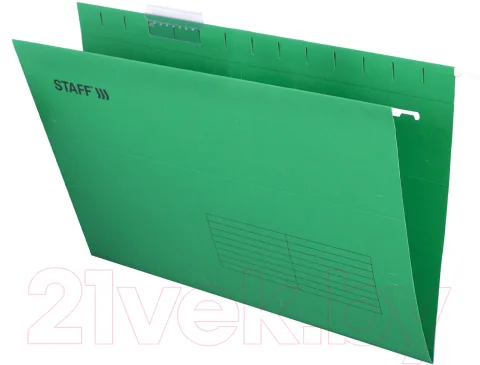 Набор папок Staff Foolscap / 270934 (10шт, зеленый)