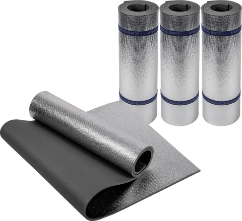 Туристический коврик Isolon Forest S10 Metallic 1800х600х10 (4шт, черный)