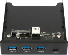 Расширитель портов Gembird/Cablexpert FP3.5-USB3-3A1C — фото 1
