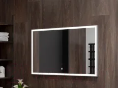 Зеркало Континент Frame Silver Led 100x70 — фото 7