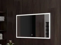 Зеркало Континент Frame Silver Led 100x70 — фото 9