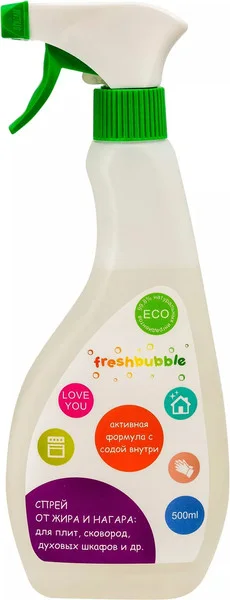 Чистящее средство для кухни Freshbubble Удаление жира и нагара (500мл) — фото 3