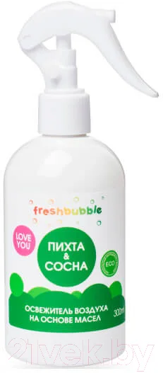 Освежитель воздуха Freshbubble Экологичный на основе масел пихты и сосны (300мл)