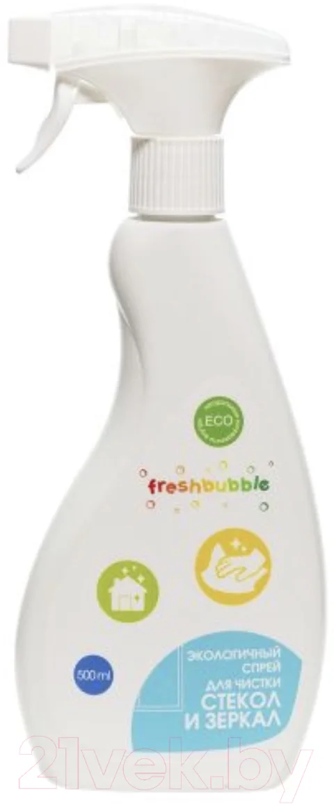 Средство для мытья стекол Freshbubble Для чистки стекол и зеркал (500мл)