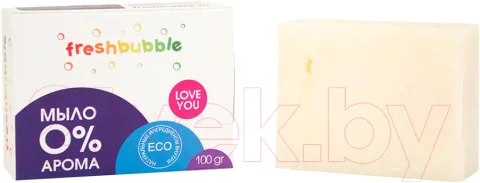 Мыло твердое Freshbubble Без аромата (100г)