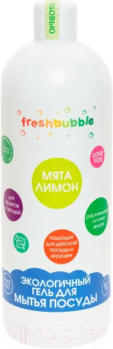 Средство для мытья посуды Freshbubble Мята и лимон (1л) — фото 1