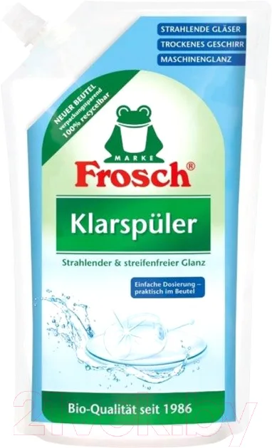 Ополаскиватель для посудомоечных машин Frosch Дой-пак (750мл)