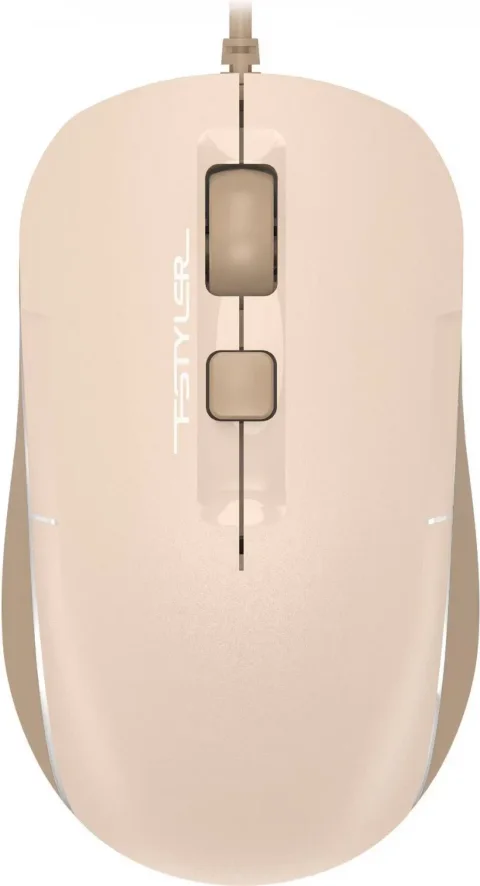 Мышь A4Tech Fstyler FM26 (бежевый/коричневый)