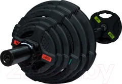 Штанга Original FitTools FT-2HGSET-128-Black (128кг) — фото 1
