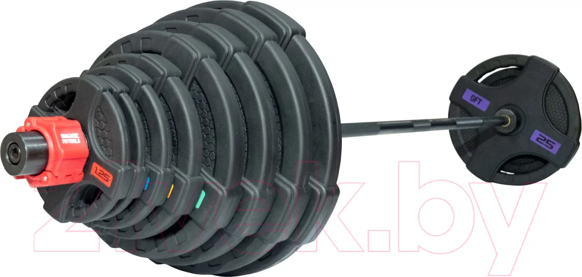 Штанга Original FitTools FT-2HGSET-180-BLACK (180кг)