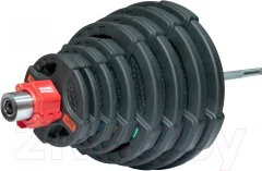Штанга Original FitTools FT-2HGSET-180-BLACK (180кг) — фото 2
