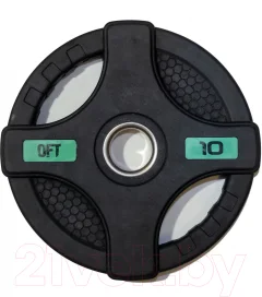 Штанга Original FitTools FT-2HGSET-58-Black (58кг) — фото 7